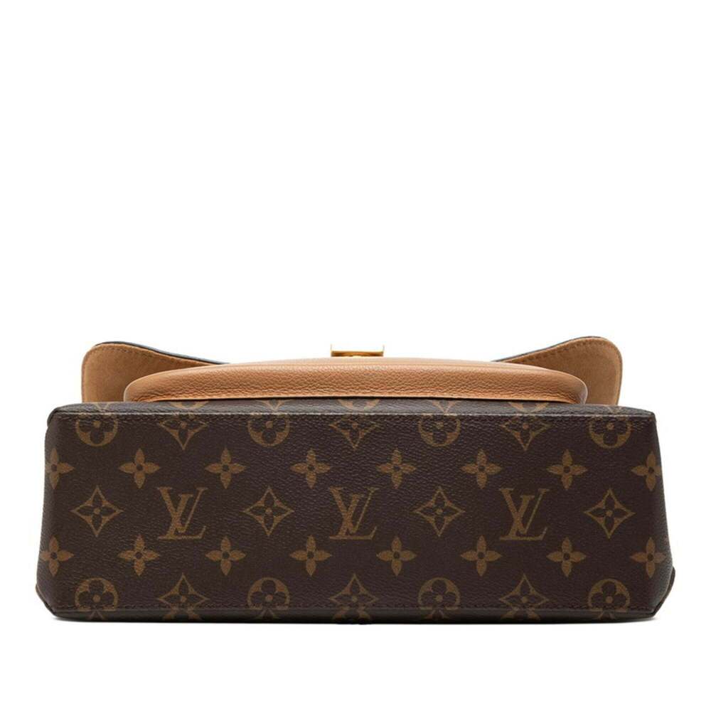 LOUIS VUITTON Authentic Brown Monogram Leather Shoulder Bag - Picture 3 of 7